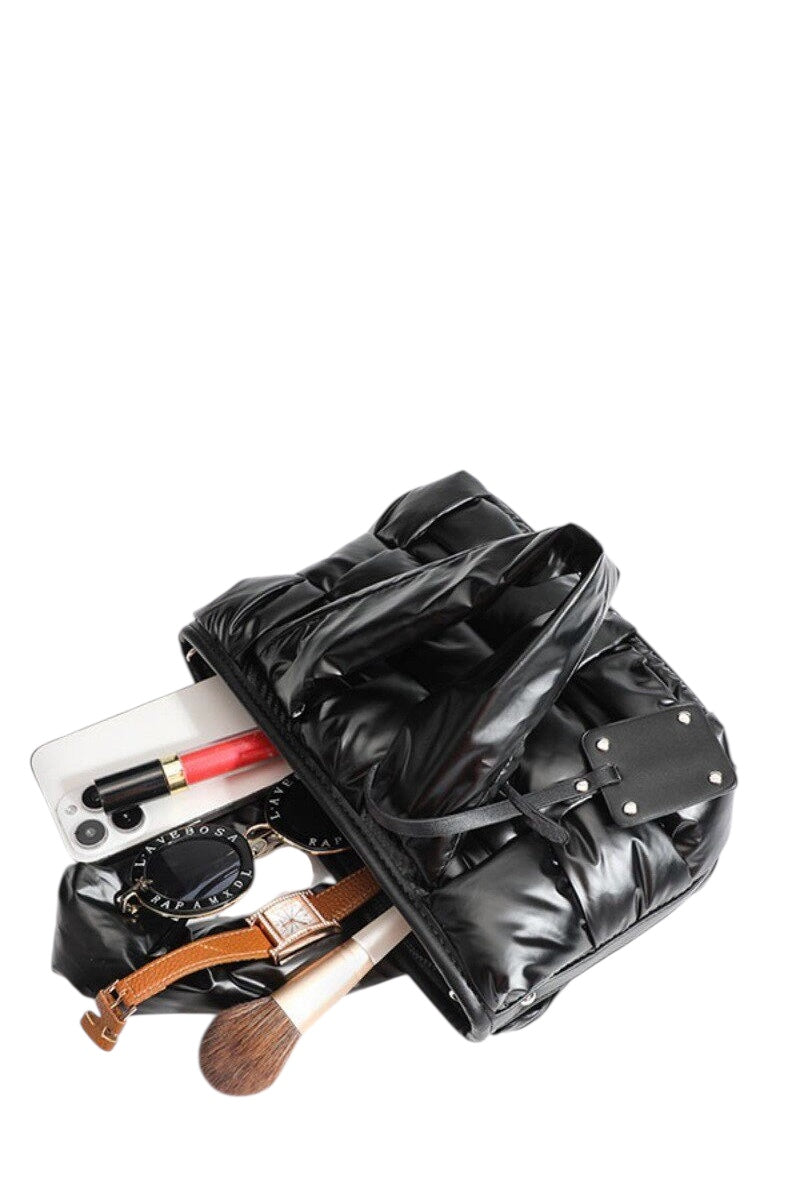 Quilted Puffer Tote Ba mry002262