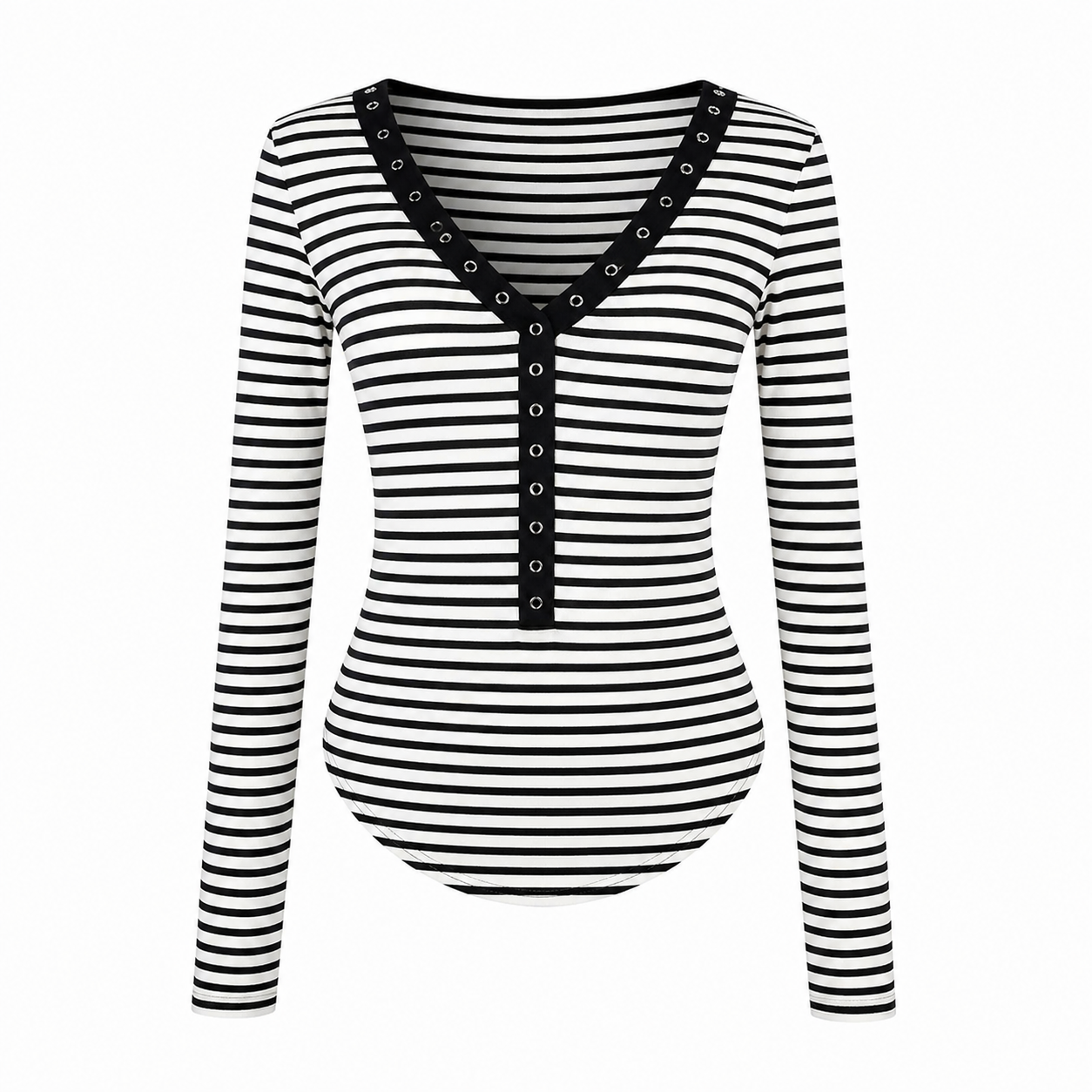 【新作】ゴシックボーダー フィットTシャツ mry002707