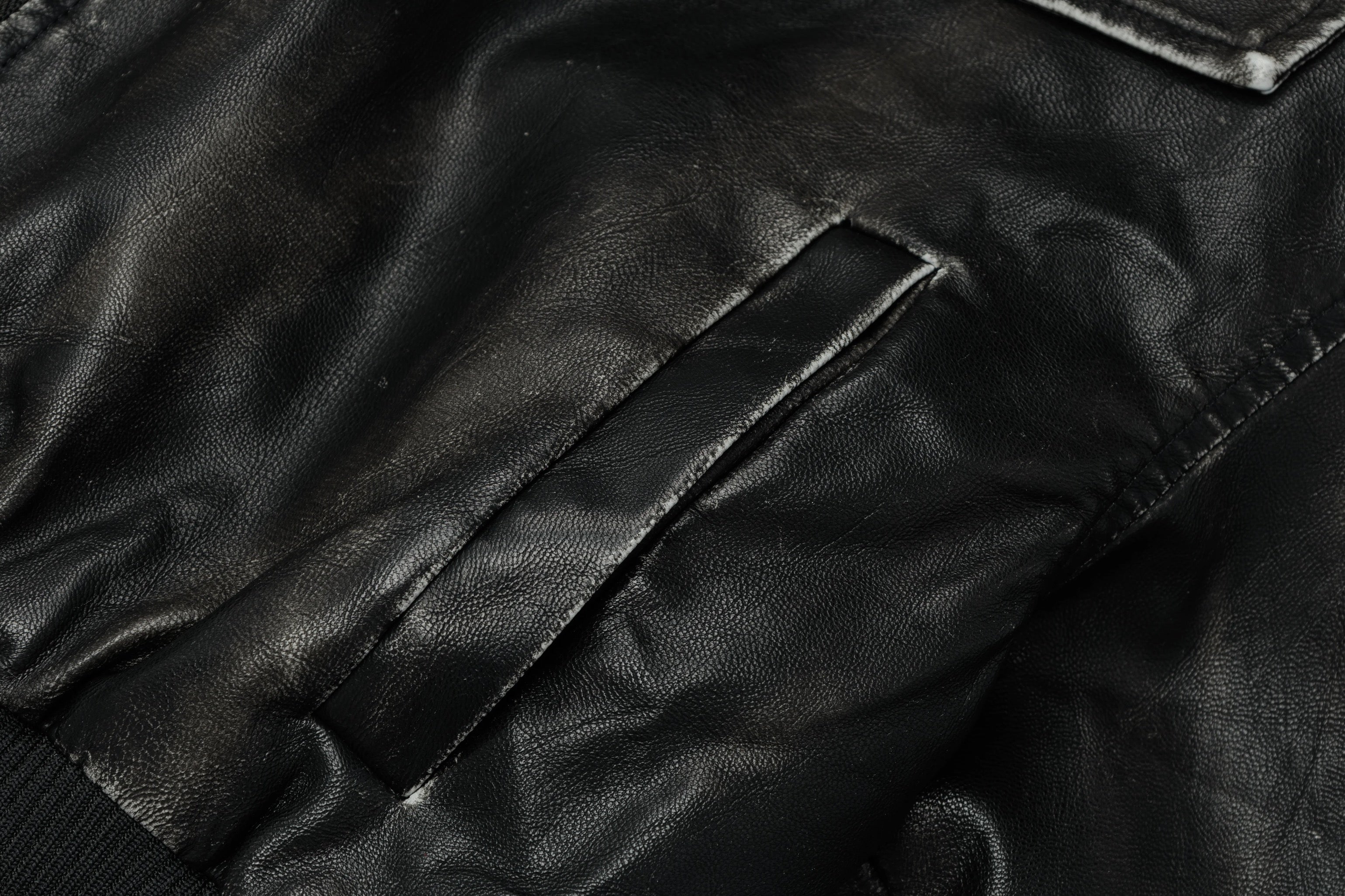 Cropped Leather Jacket mry002013