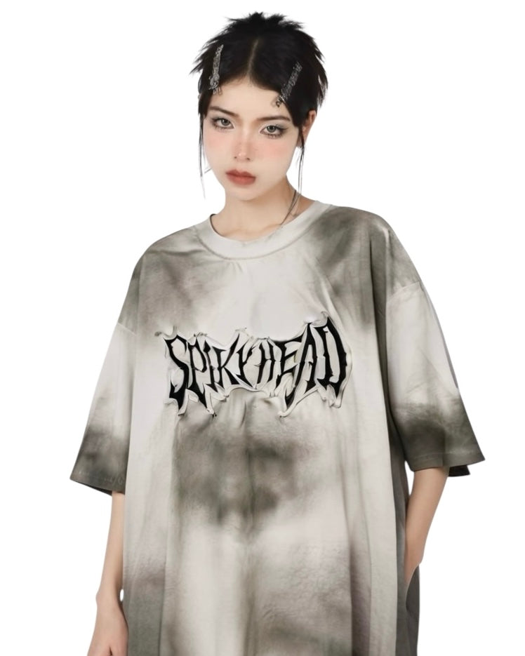【2color】SPIKY HEAD Shadow Fade T-Shirt mry001677