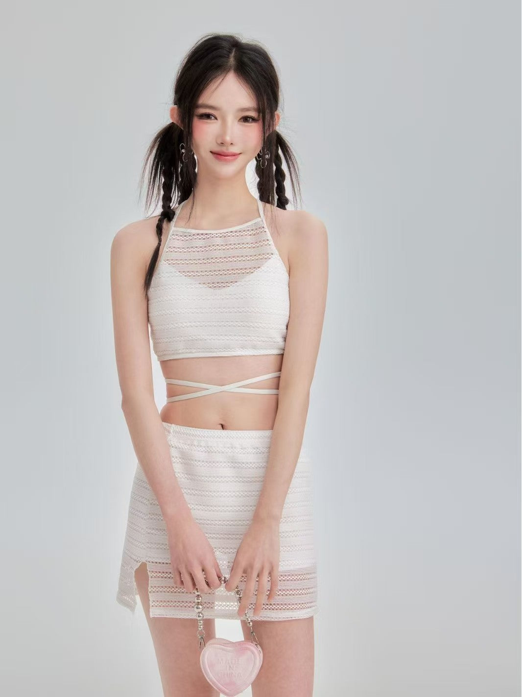 【2color】Lace Me Up Bikini Set mry001774
