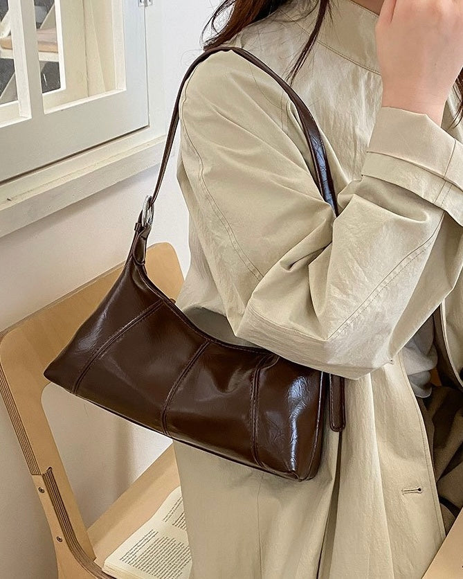 Minimal Baguette Shoulder Bag mry002289