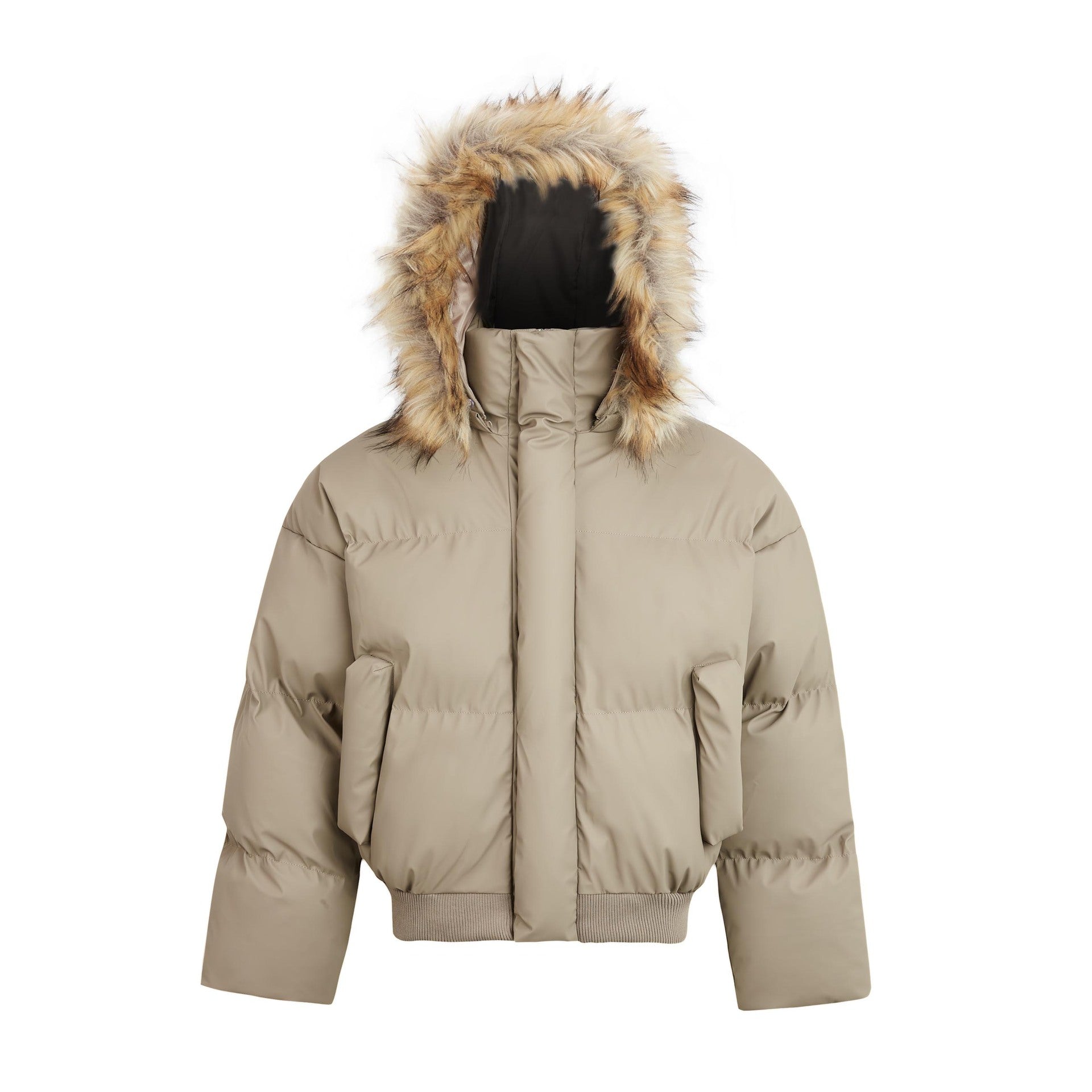 【2color】Faux Fur Hood Puffer Jacket mry001792