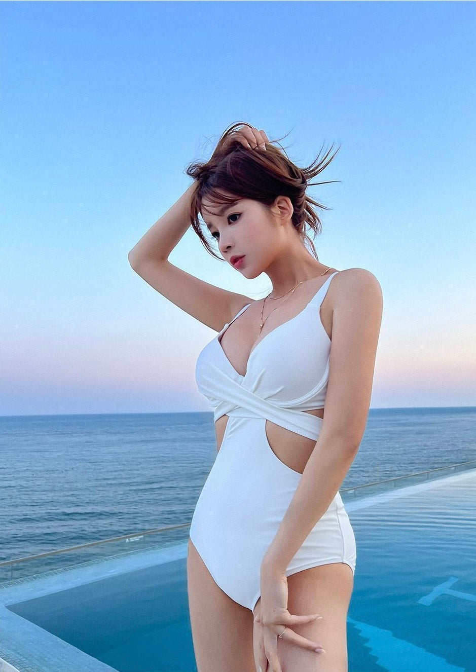 【4color】Laguna Curve Swim Wear mry001760
