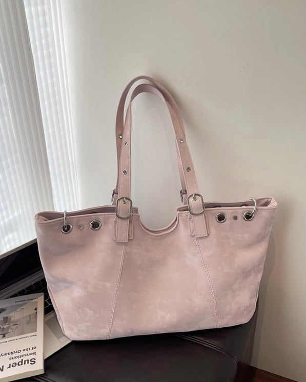 Soft Washed Leather Tote Bag mry002264