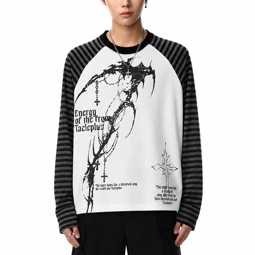 【新作】ゴシッククロス オーバーサイズTシャツ mry002802