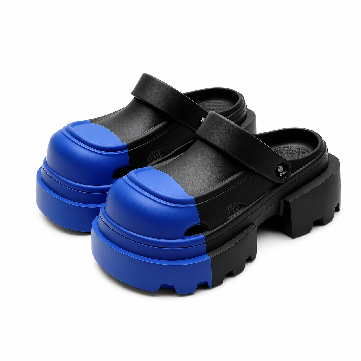 【再入荷】ブルーブロック サンダル（6.5cm UP）mry002530