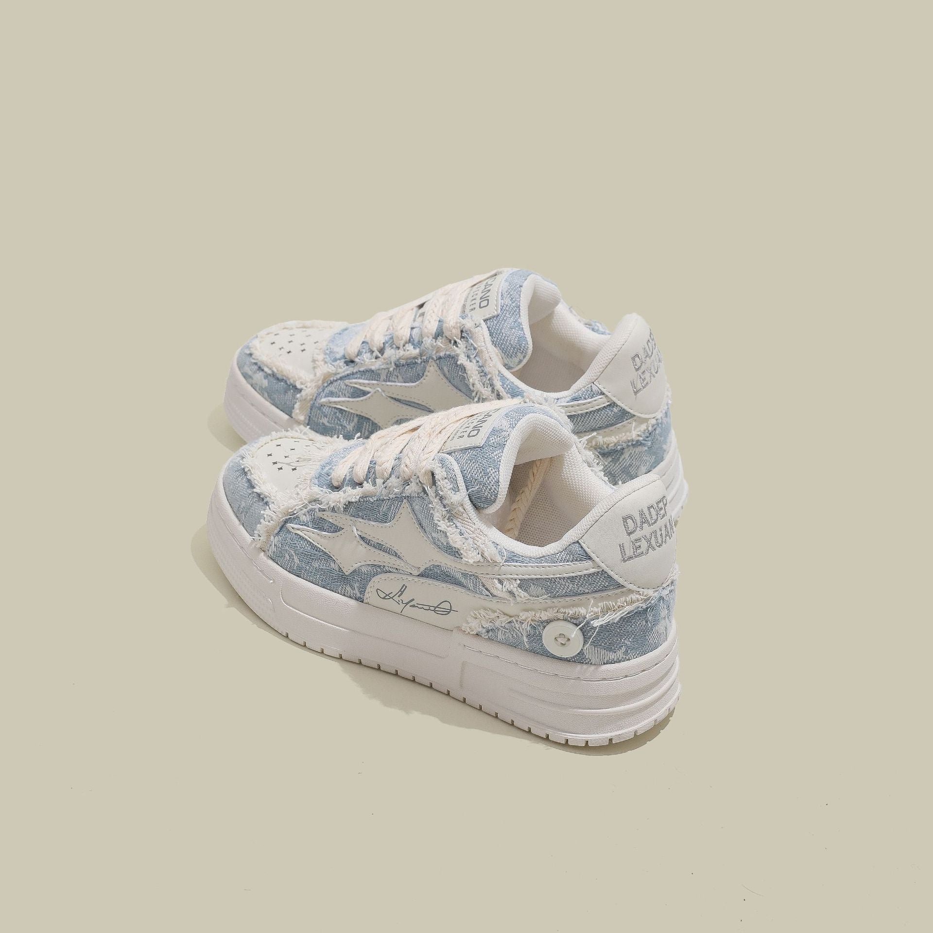 【2color】Ivory Edge Fray Sneakers mry001754