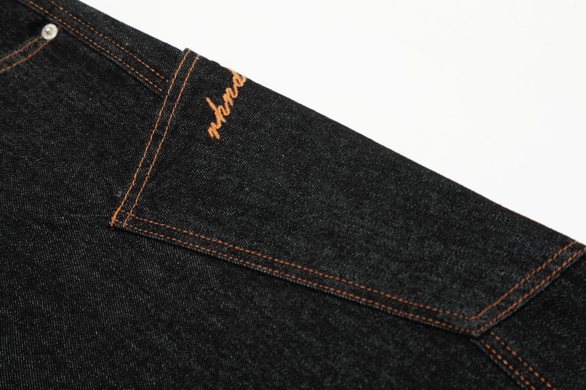 【COVER:FIT】 Cut Baggy Dark Denim Pants mry001865