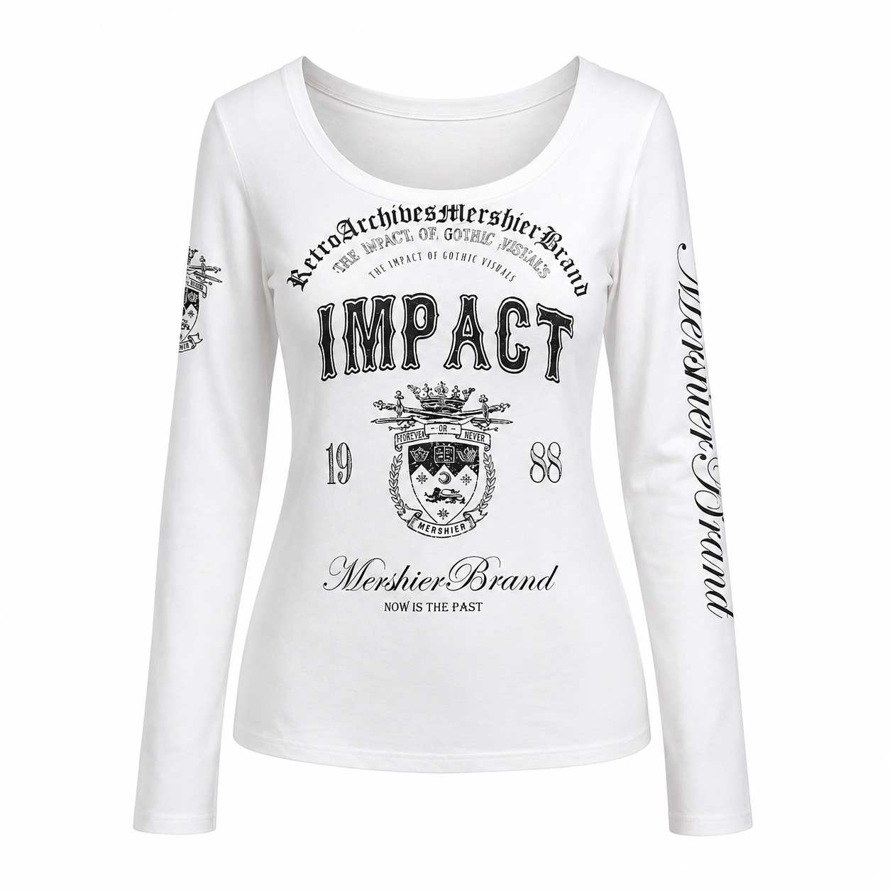 【新作】ゴシックエンブレム フィットTシャツ mry002662