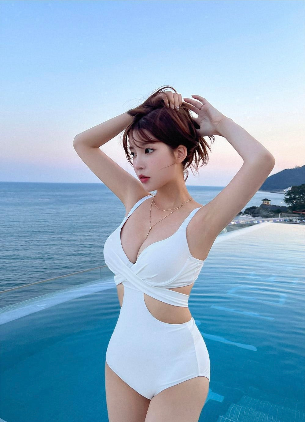 【4color】Laguna Curve Swim Wear mry001760