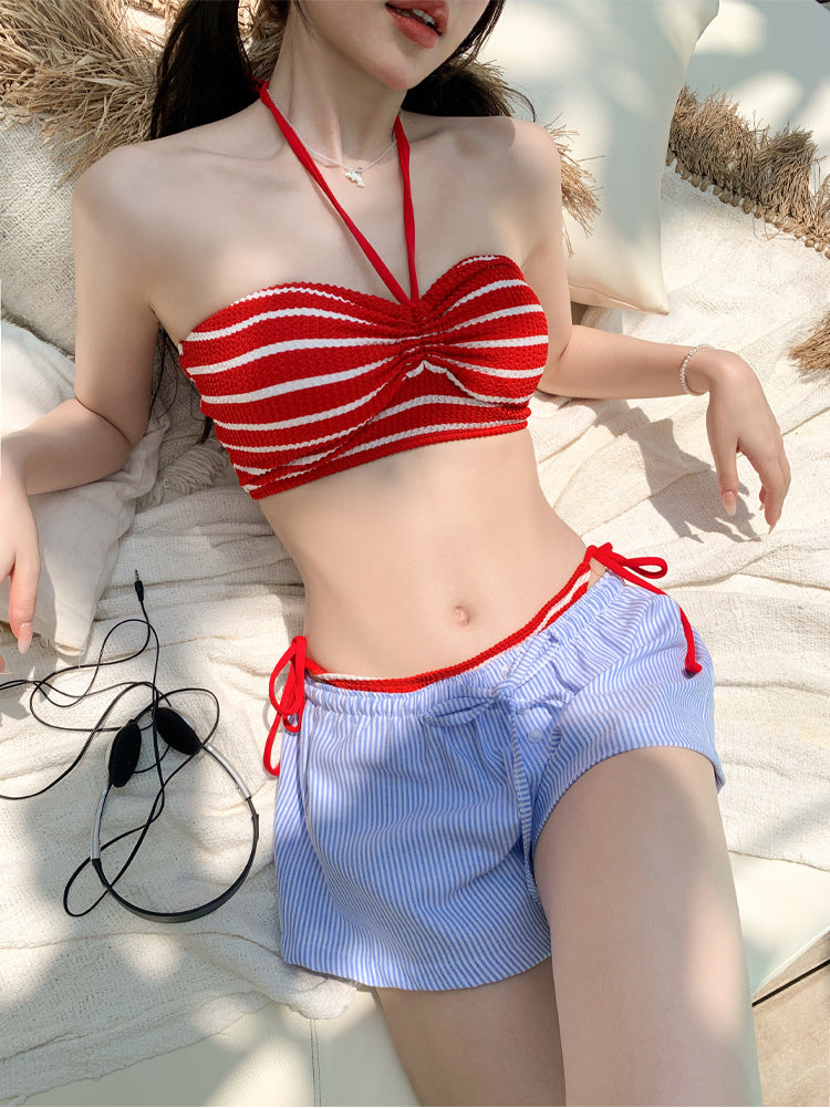 Candy Stripe Bikini Set mry001770