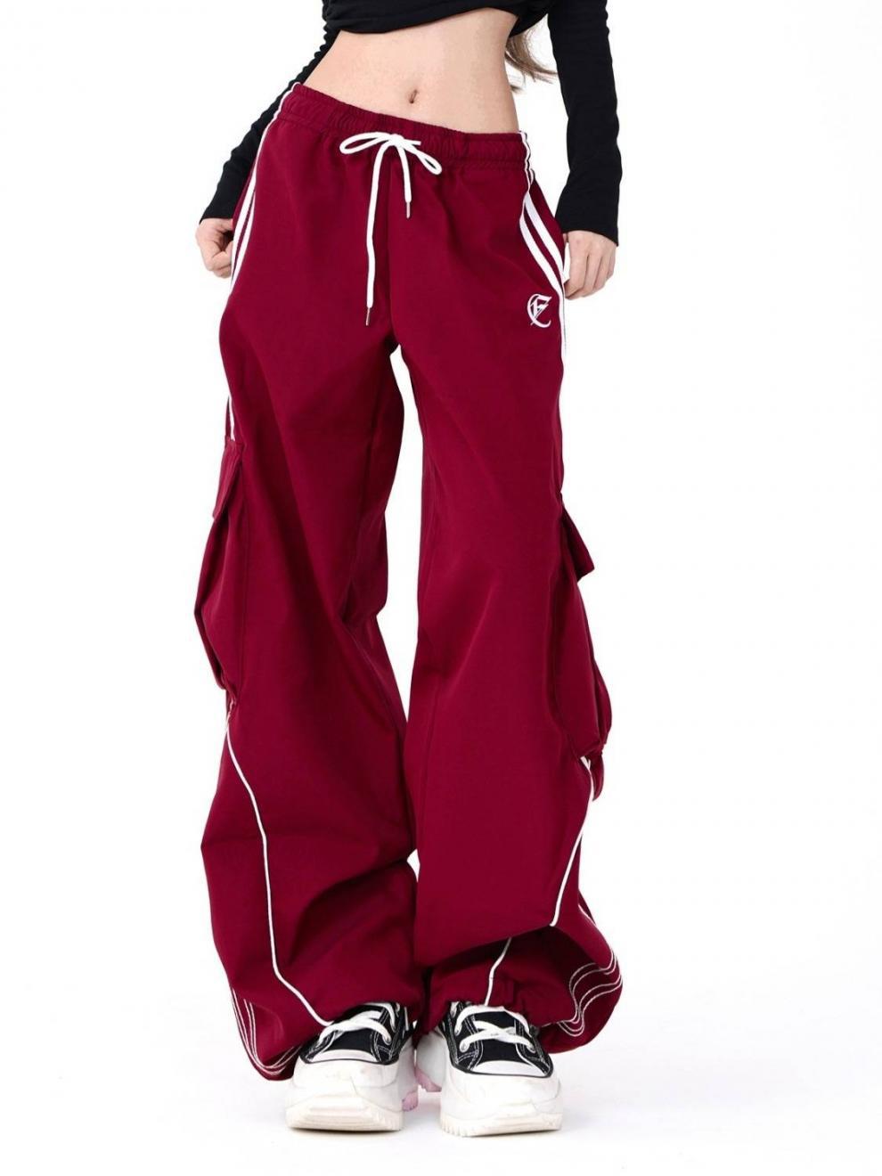 【2color】Track Line Cargo Wide Pants mry001730