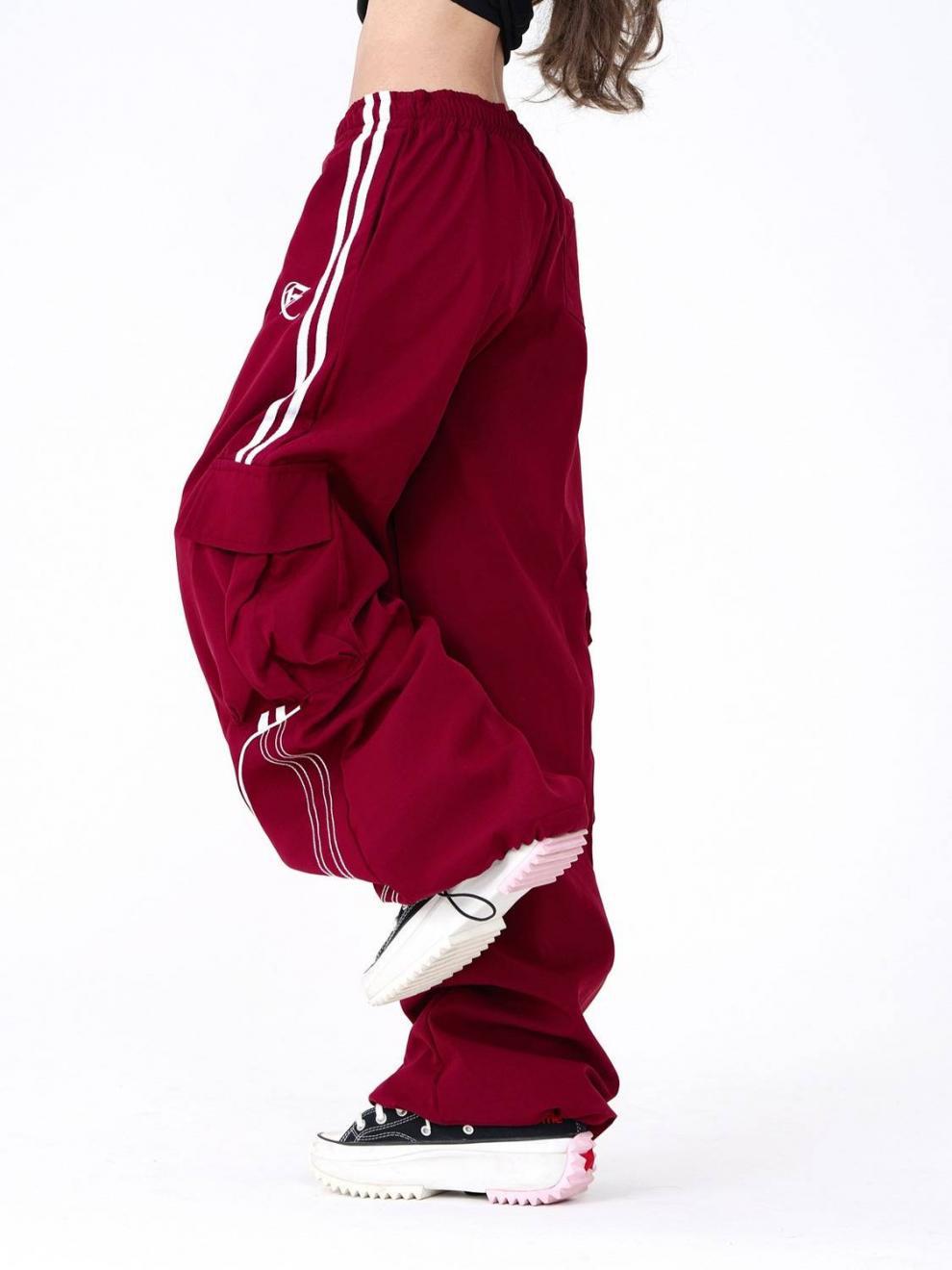 【2color】Track Line Cargo Wide Pants mry001730