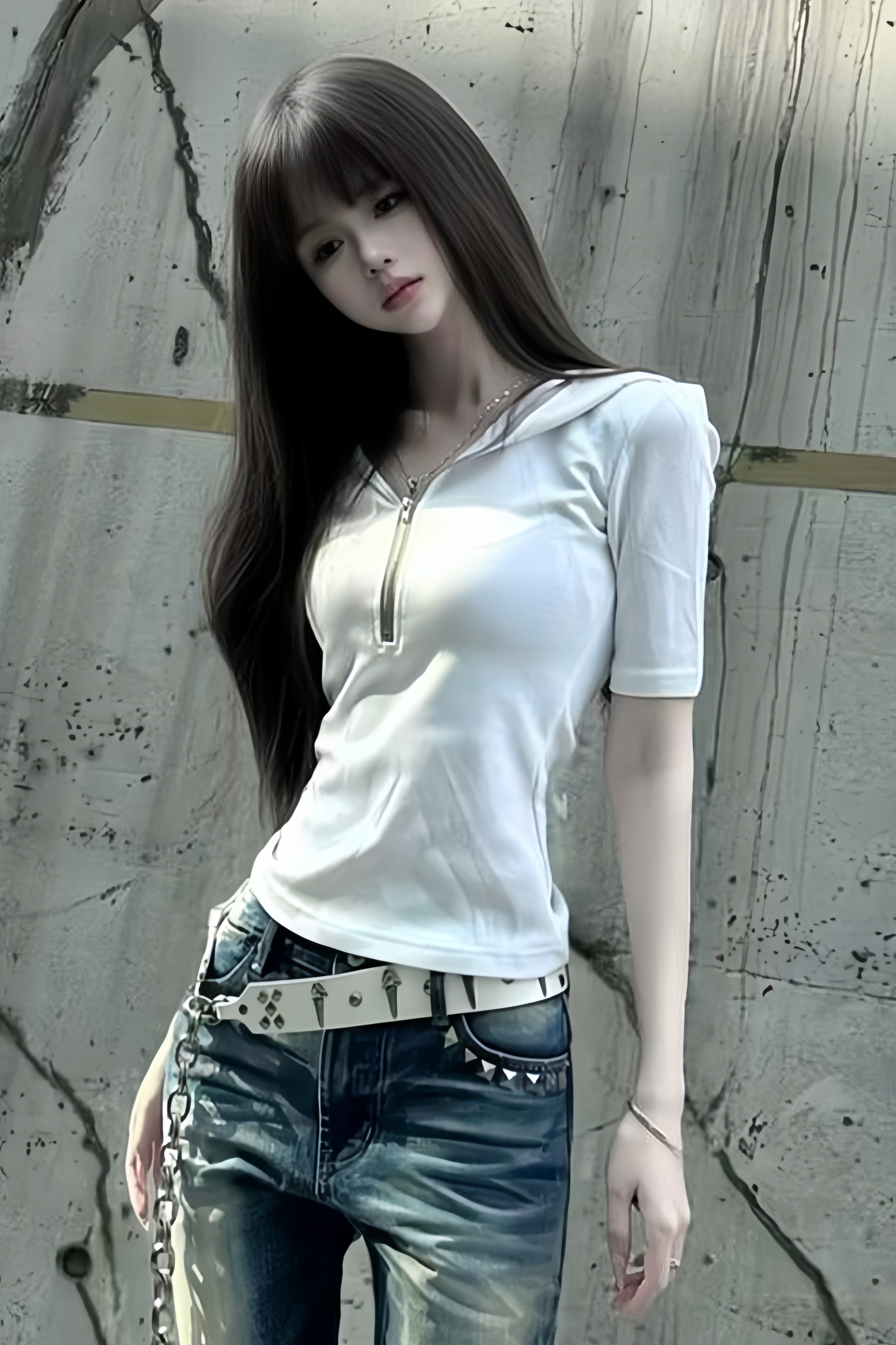 【トップス】ボーングラフィックフーディーTシャツ mry002365