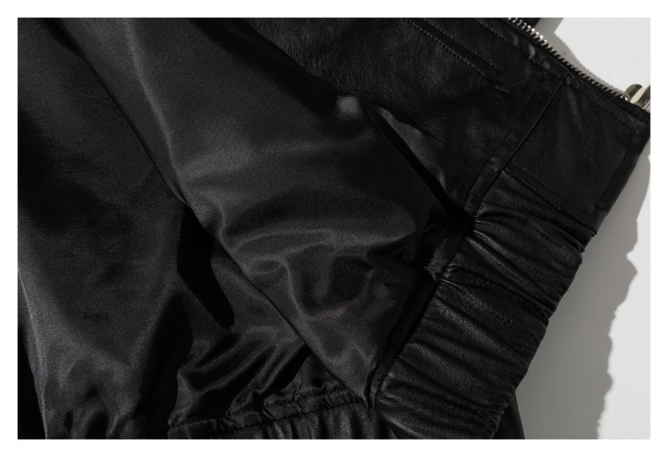 Vintage Leather Toggle Jacket mry001982