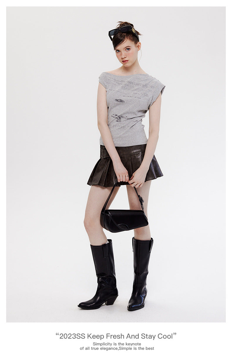 【2color】Boov Landing Sleeveless T-Shirt mry001694