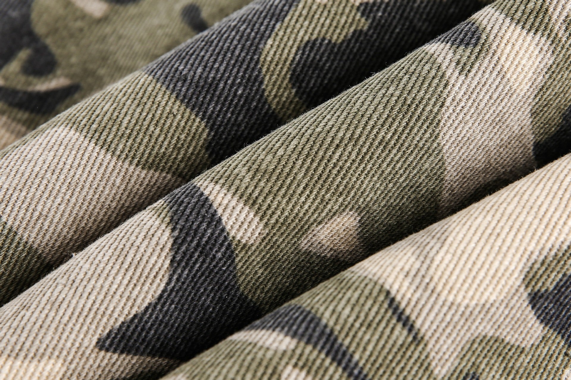 Camo Fur-Lined Hooded Jacket mry001848