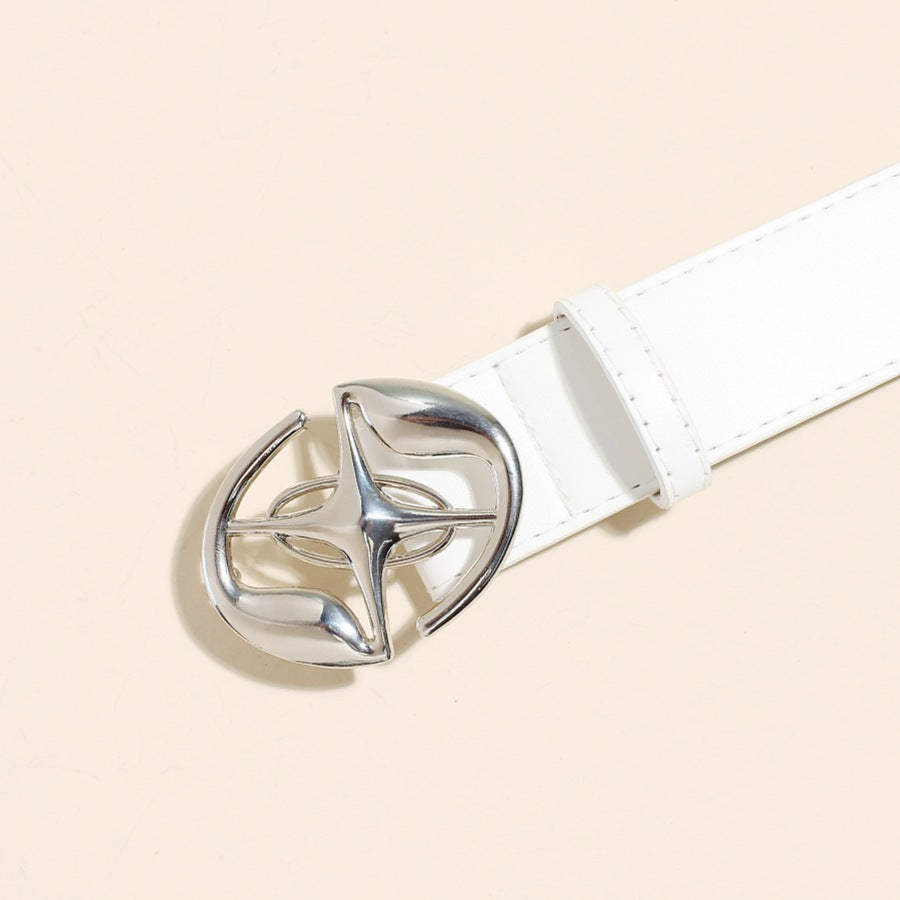 【爆売れ中/3color】Twist Emblem Leather Belt mry001758