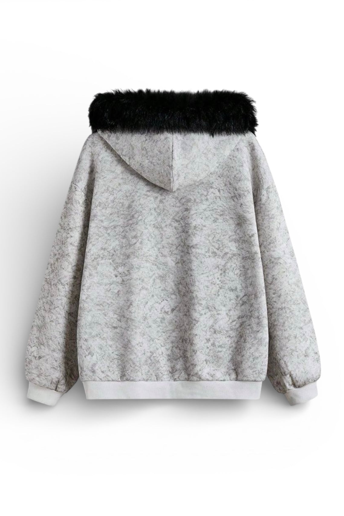 Angel Cross Hooded Zip Hoodie mry002150