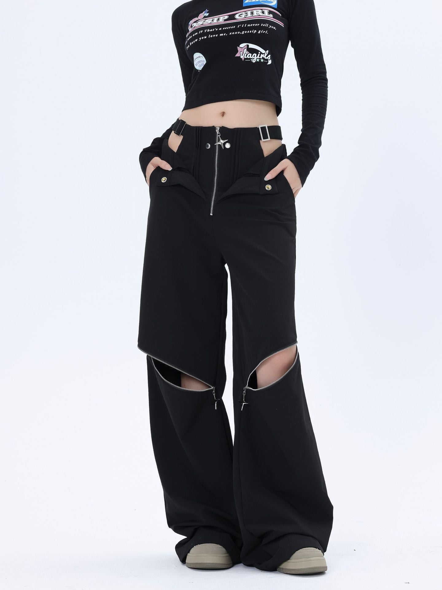 Butterfly Zip Track Pants mry001725