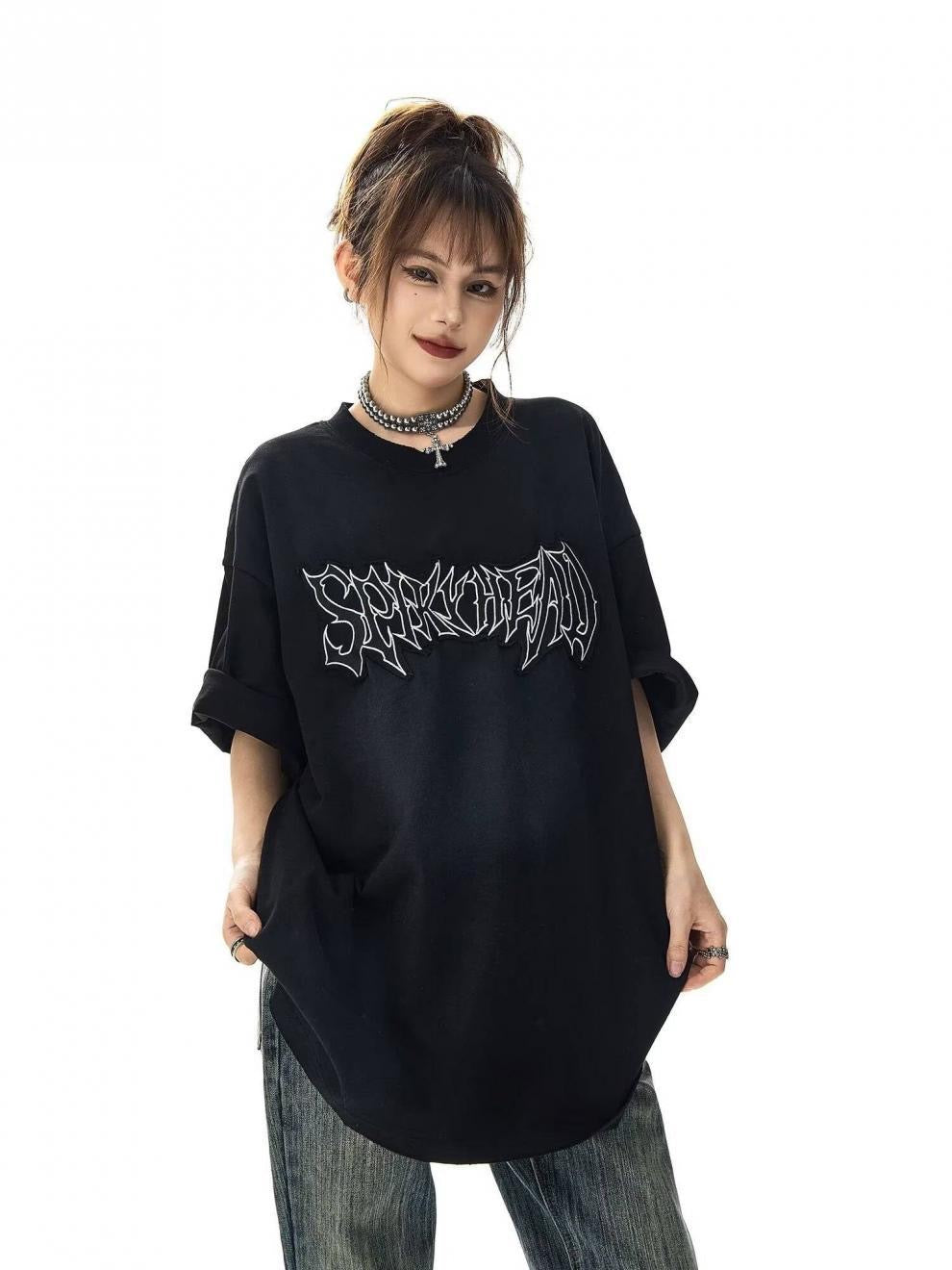 【2color】SPIKY HEAD Shadow Fade T-Shirt mry001677