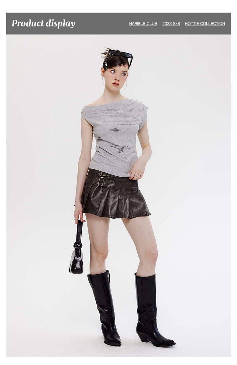【2color】Boov Landing Sleeveless T-Shirt mry001694