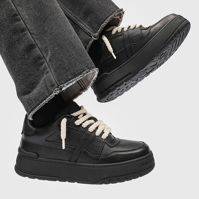 【評価★4.8以上／期間限定SALE】Rope Lace Street Platform Shoes mry001950