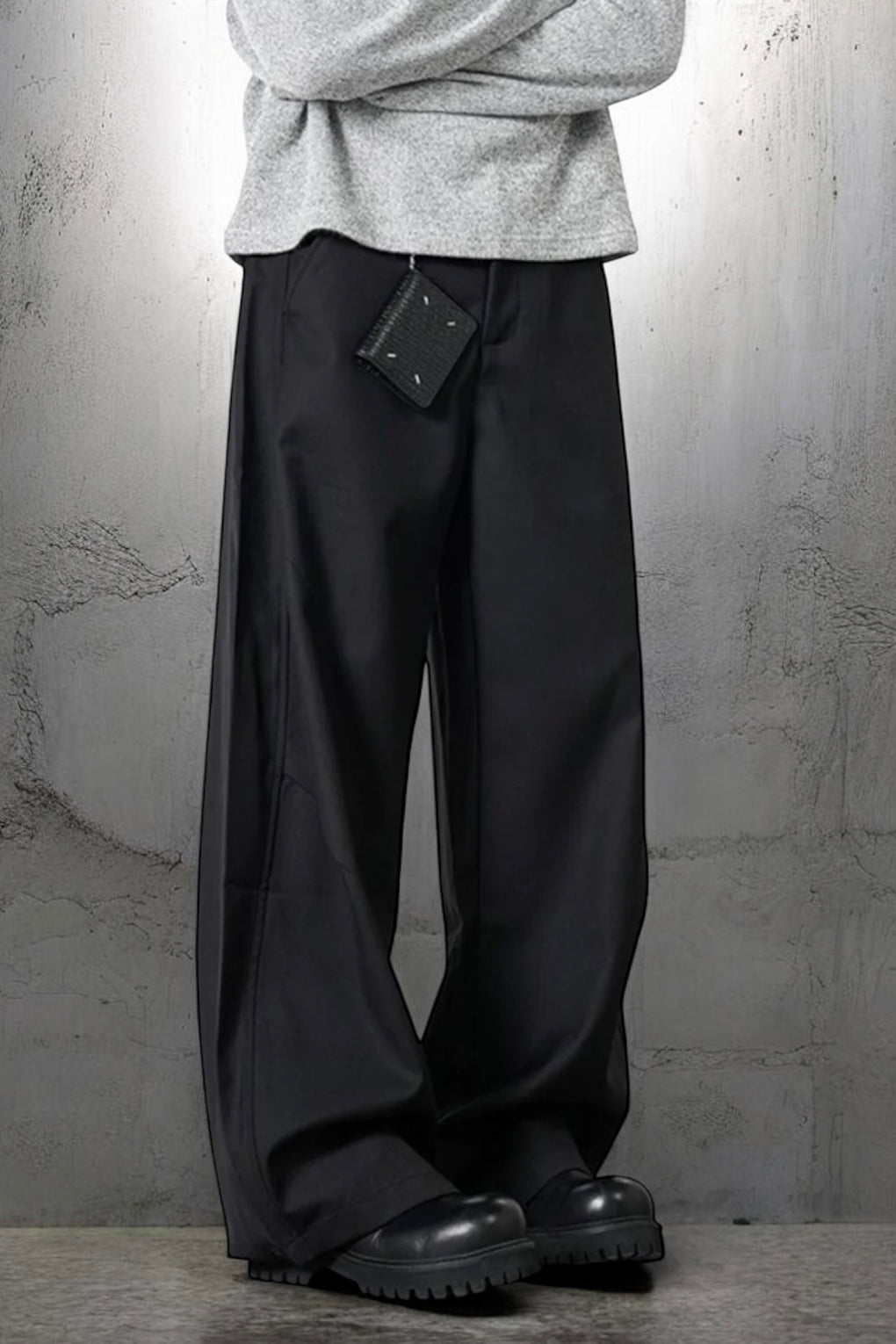 【2color】Wide-Leg Loose Fit Trousers mry001803