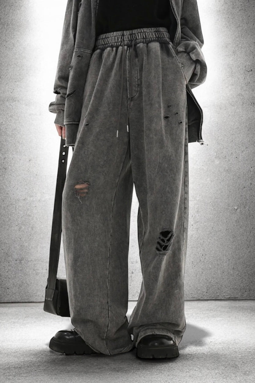 【特別価格/Bottms】washed Damege Pants mry001595