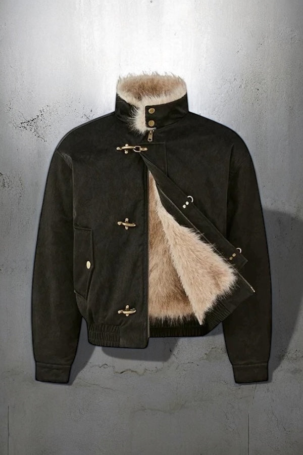 イチオシアイテム🌟】 Fireman Toggle Hook Fur Jacket mry001989