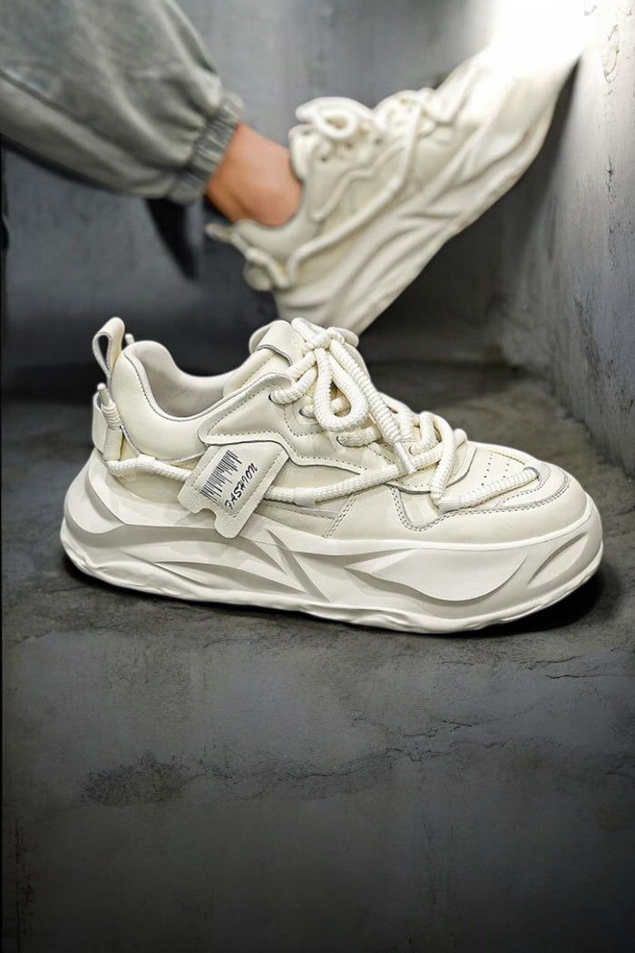 Wave Sole Rope Lace Sneakers mry001948