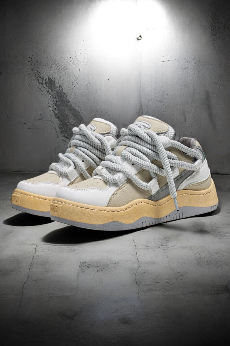 『評価★4.8以上』Heavy Rope Lace Chunky Sneakers mry001947