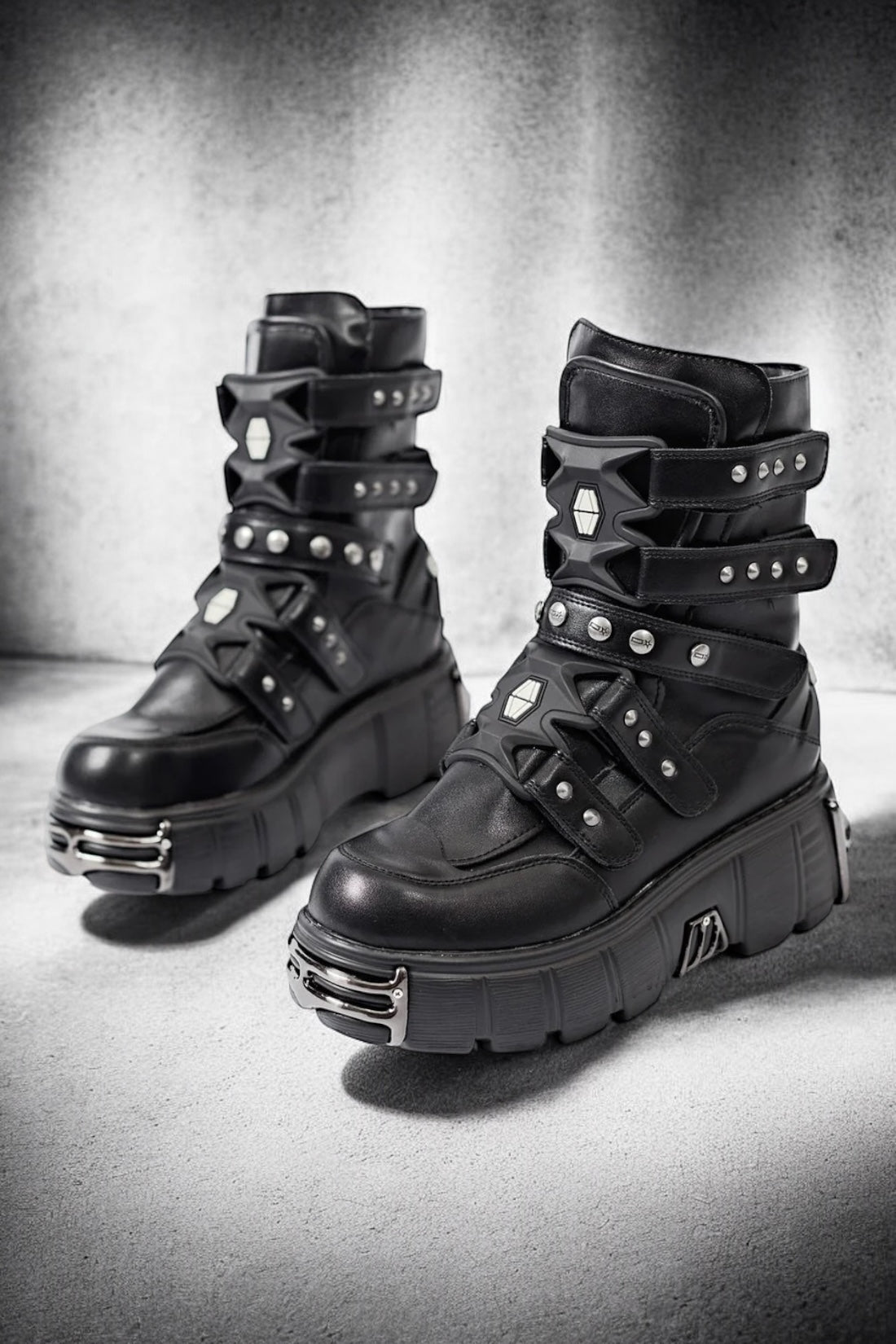 【Unisex / Special Price】Gimmick Punk Street Boots ブーツ mry001593