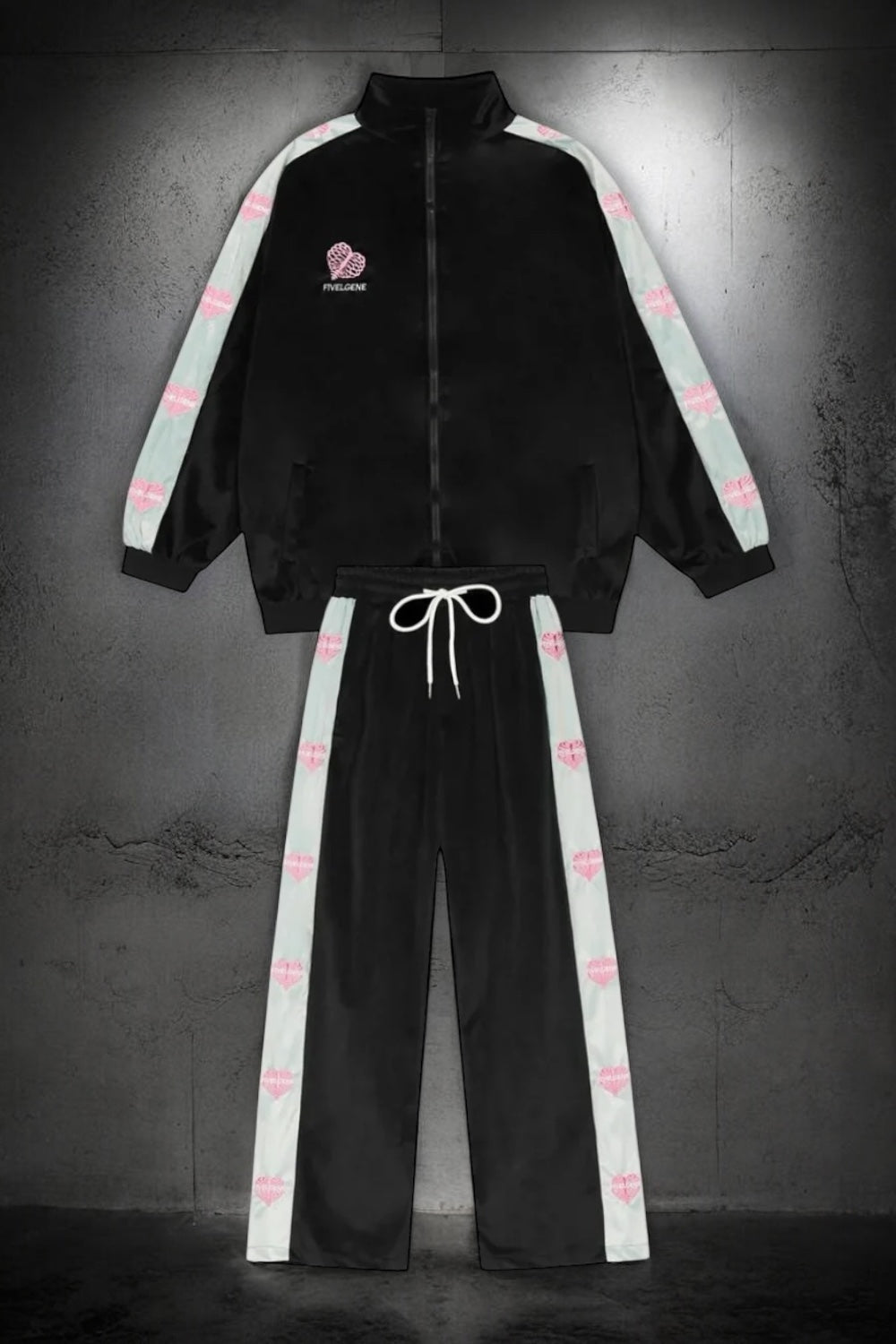 【2color】Chuanzi Loose Jersey Set-Up mry001592