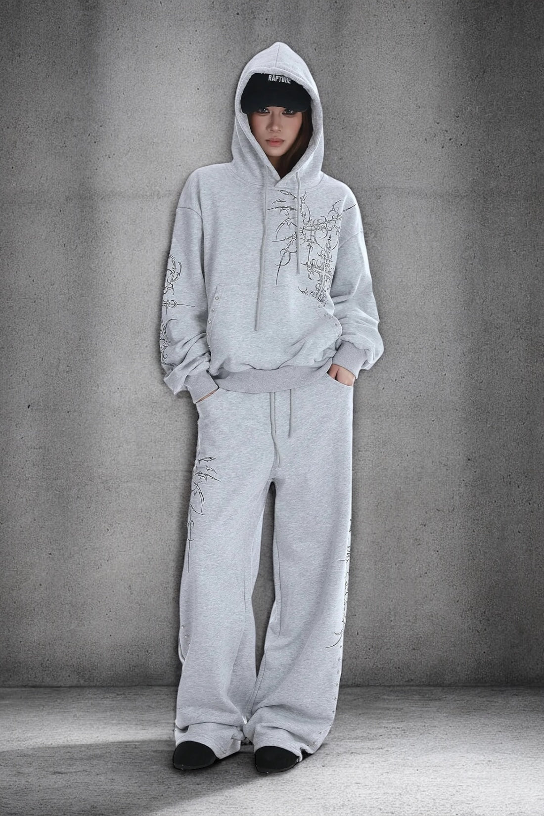 【Set-Up】Statement Graphic Sweat Set-Up mry002235