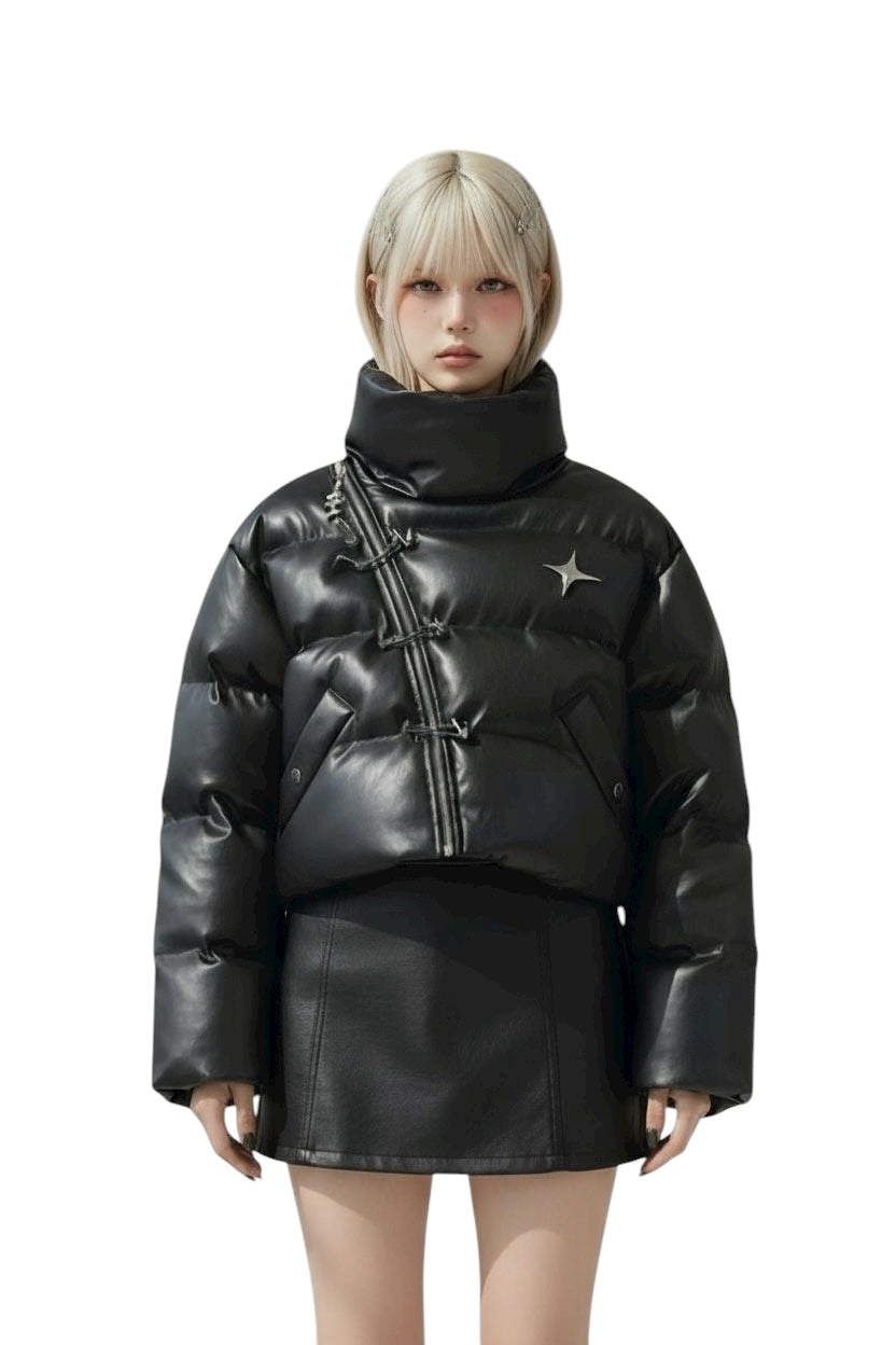 Black Puffer Jacket mry001790