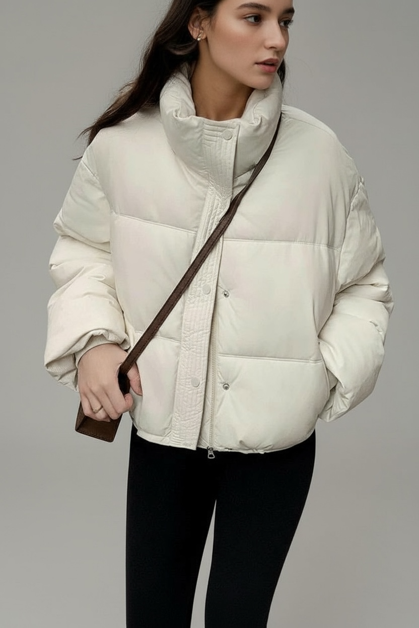 3カラー展開 アメリカン 韓国ストリート 韓国カジュアル トレンド シンプル ダウンジャケット mry001464