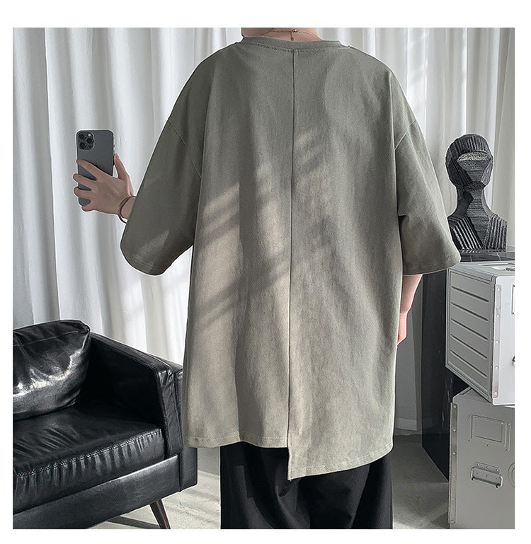 4カラー展開 2023SS シンプル デザイン センス 半袖 Tシャツ 韓国カジュアル 韓国ストリート　mry000907