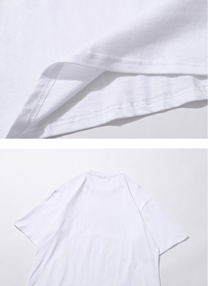 【2color】Vortex Chain Print T-Shirt mry001641