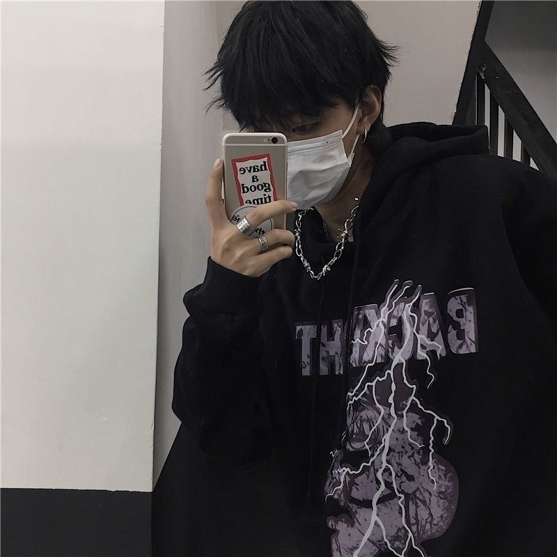 厚手　フード付き　トレンドパーカー　sle000350