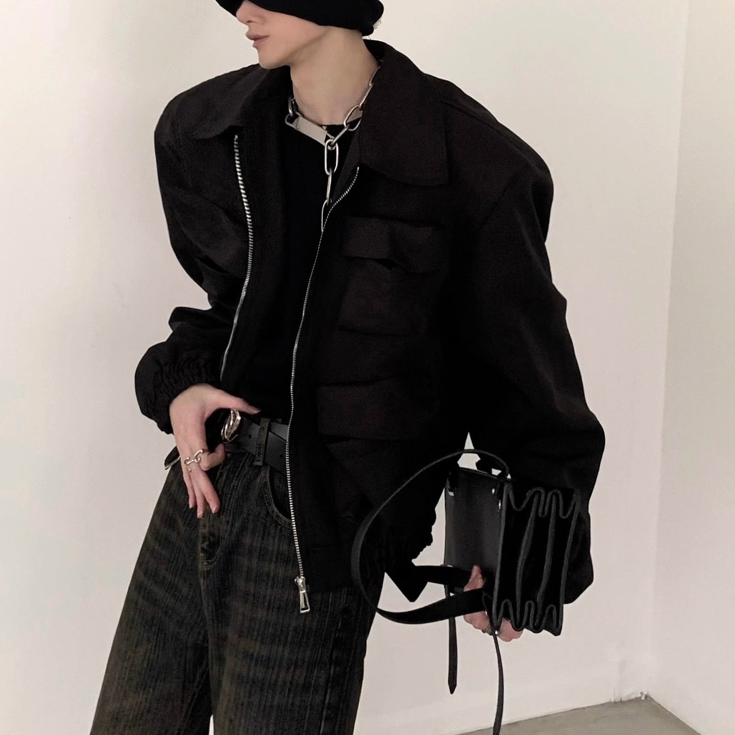 【2color】 Casual Zip-Up Jacket  mry001246