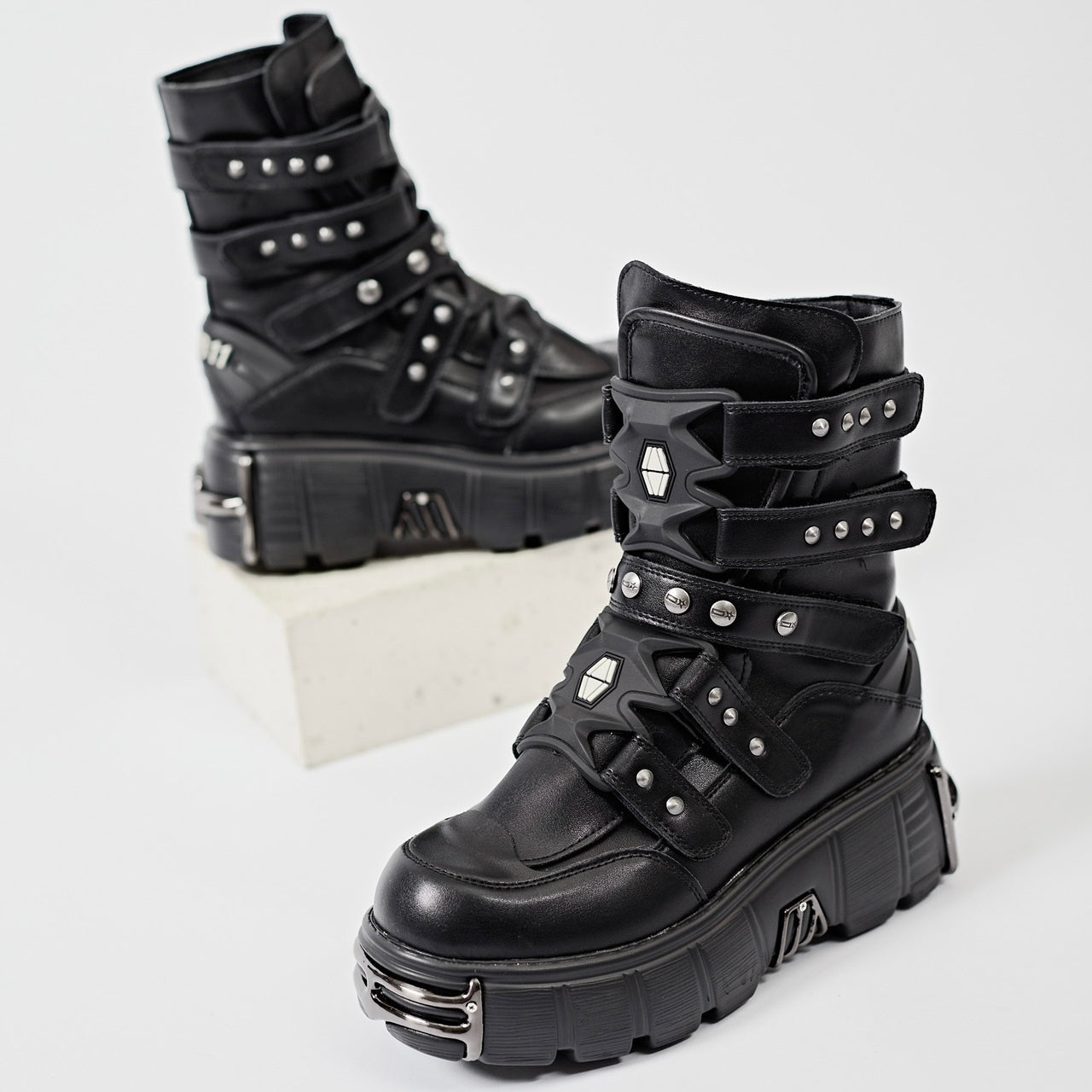 【Unisex / Special Price】Gimmick Punk Street Boots ブーツ mry001593