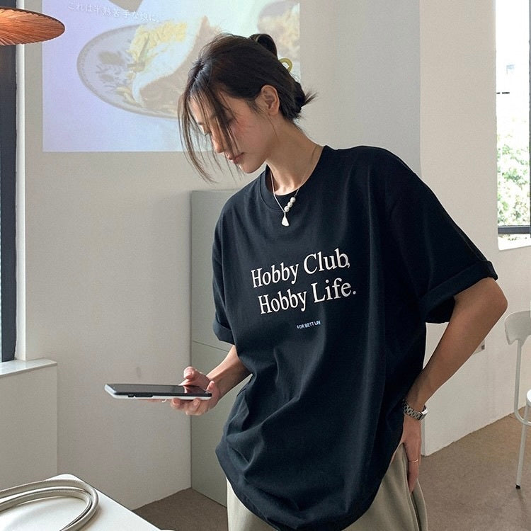 ２カラー展開 2023SS シンプル ロゴ 半袖 Tシャツ 韓国カジュアル 韓国ストリート ユニセックス　mry000877