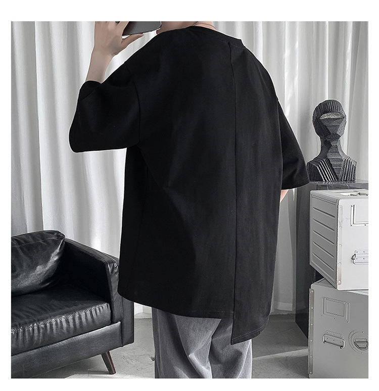 4カラー展開 2023SS シンプル デザイン センス 半袖 Tシャツ 韓国カジュアル 韓国ストリート　mry000907
