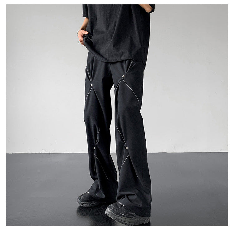 American Chic Black Casual Pants　mry001017