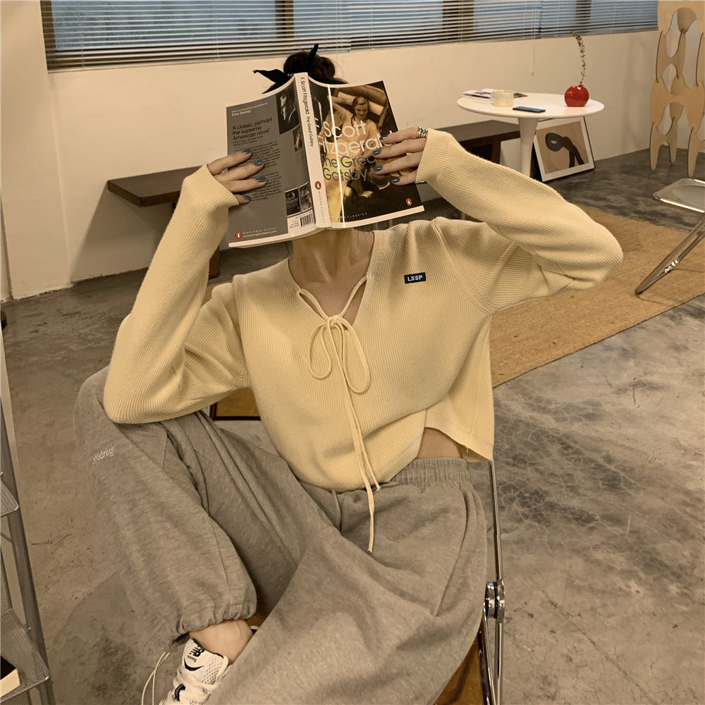 【送料無料】4カラー展開 2023SS スリムストリート オーバーニットウェア Vネック デザイン 韓国ストリート 韓国カジュアル  mry000707