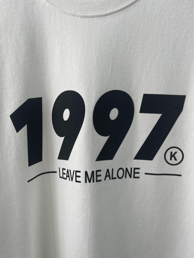 【送料無料】4カラー展開 高品質 シンプル レター デザイン 半袖 Tシャツ ユニセックス   mry000674