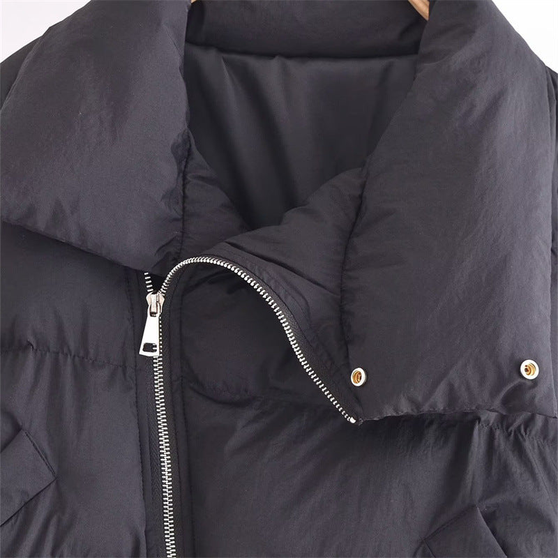 【大人気】Street Mode Black Down Jacket  mry000971