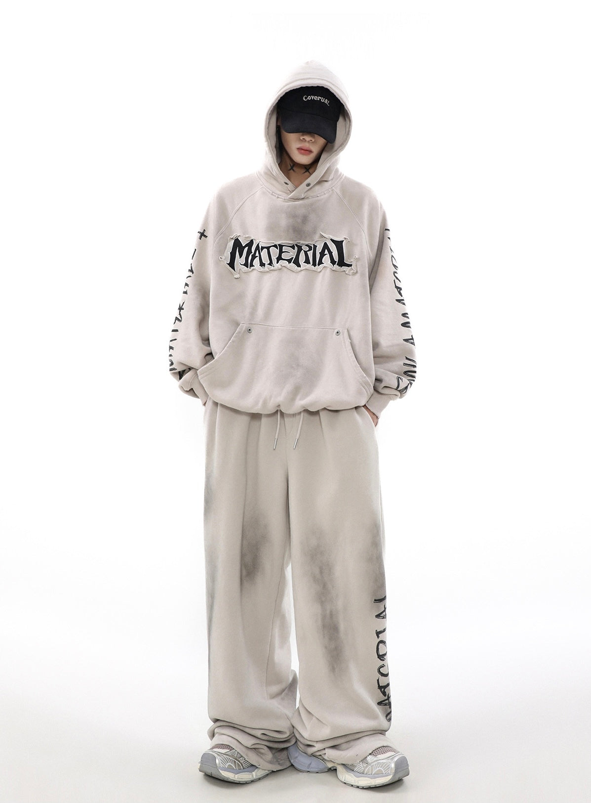 【特別価格 / Set-Up】Unisex Damage Dolman Set-Up mry001645